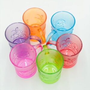 Amilex Rainbow Mug Glassware 6pcs