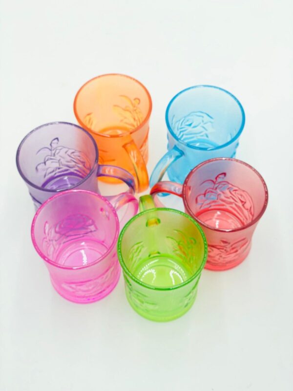 Amilex Rainbow Mug Glassware 6pcs