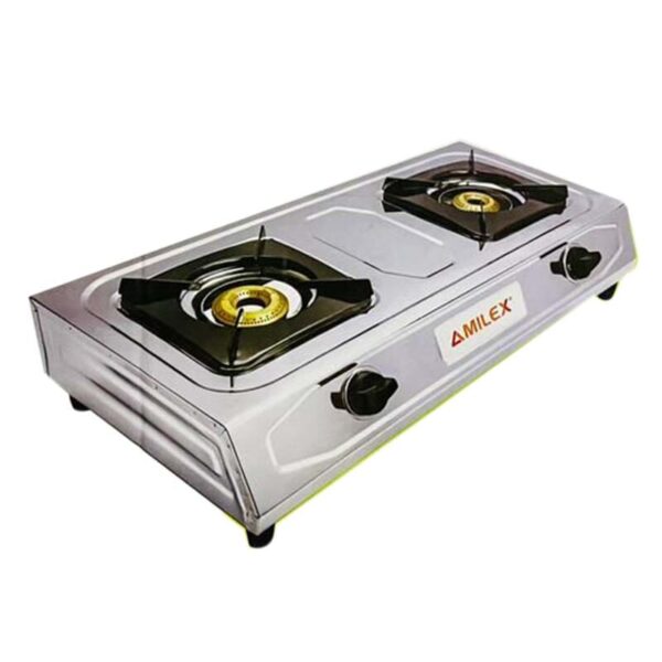 Amilex Stainless Steel Gas Stove 2 Burner