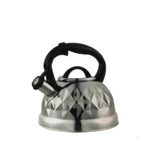 Amilex Diamond Kettle/ Silver Whistle Kettle/ Water Boiler/ Silver Kettle 3L