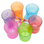 Amilex Rainbow Multi Colours 6 pcs Glass Set